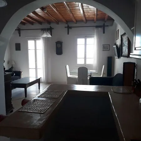 Mykonos Beachfront House With Sunset & Delos View *