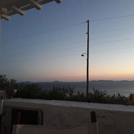 Mykonos Beachfront House With Sunset & Delos View בית נופש *