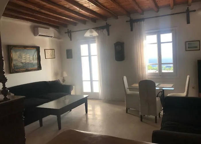 Ferienhaus Mykonos Beachfront House With Sunset & Delos View Agios Stefanos (Mykonos)