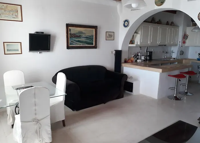 Vakantiehuis Mykonos Beachfront House With Sunset & Delos View