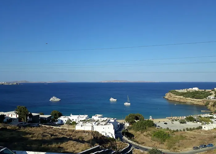 Vakantiehuis Mykonos Beachfront House With Sunset & Delos View